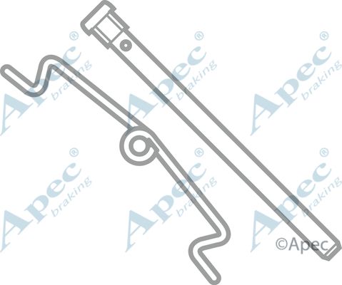 APEC BRAKING Tarvikesarja, jarrupala KIT301